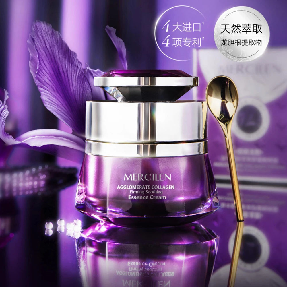 🌸Gentian Root & Collagen – Krem Ujędrniający i Kojący - MysticAura