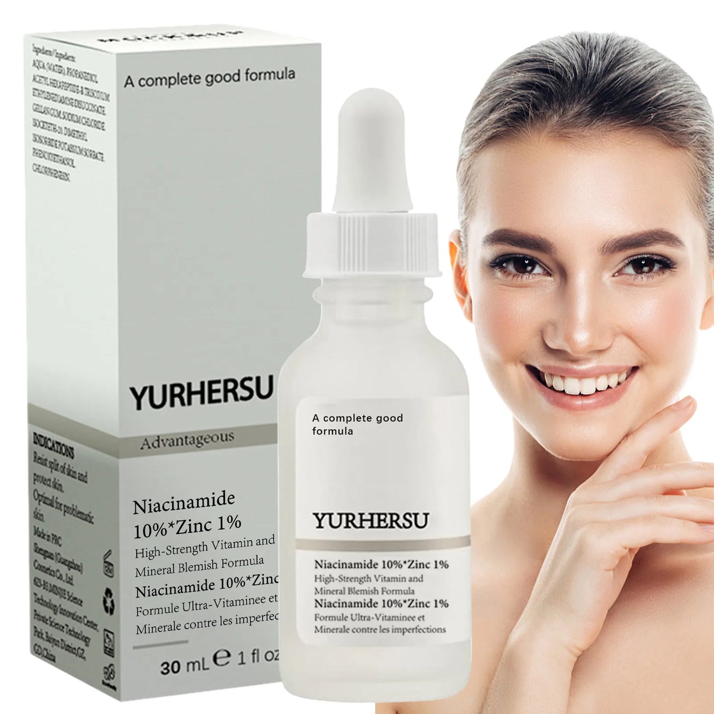 Esencja Światła - Niacynamid 10% & Cynk 1% na Blask i Równowagę Skóry - MysticAura