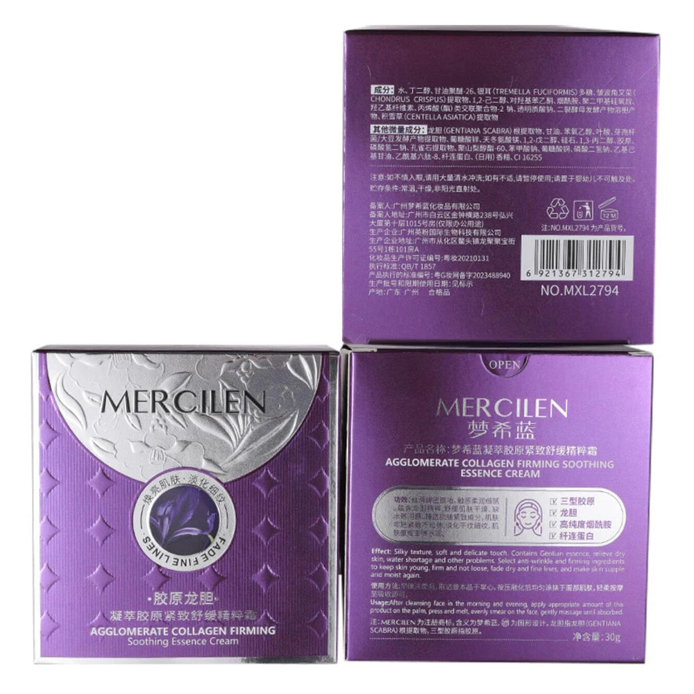 🌸Gentian Root & Collagen – Krem Ujędrniający i Kojący - MysticAura