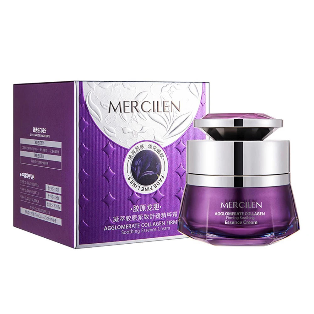 🌸Gentian Root & Collagen – Krem Ujędrniający i Kojący - MysticAura