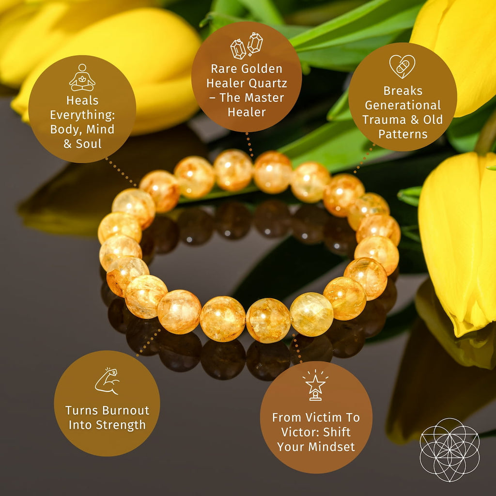 The Master Reset – Golden Healer Quartz Bracelet